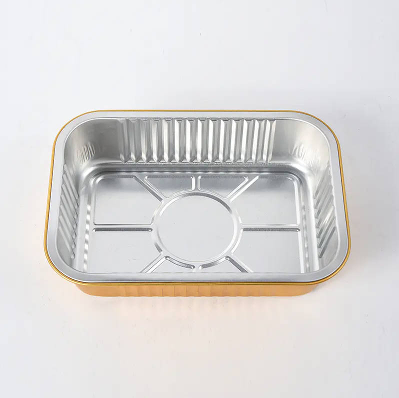 Why is wrinkle-free aluminum foil food container a safe and hygienic choice?